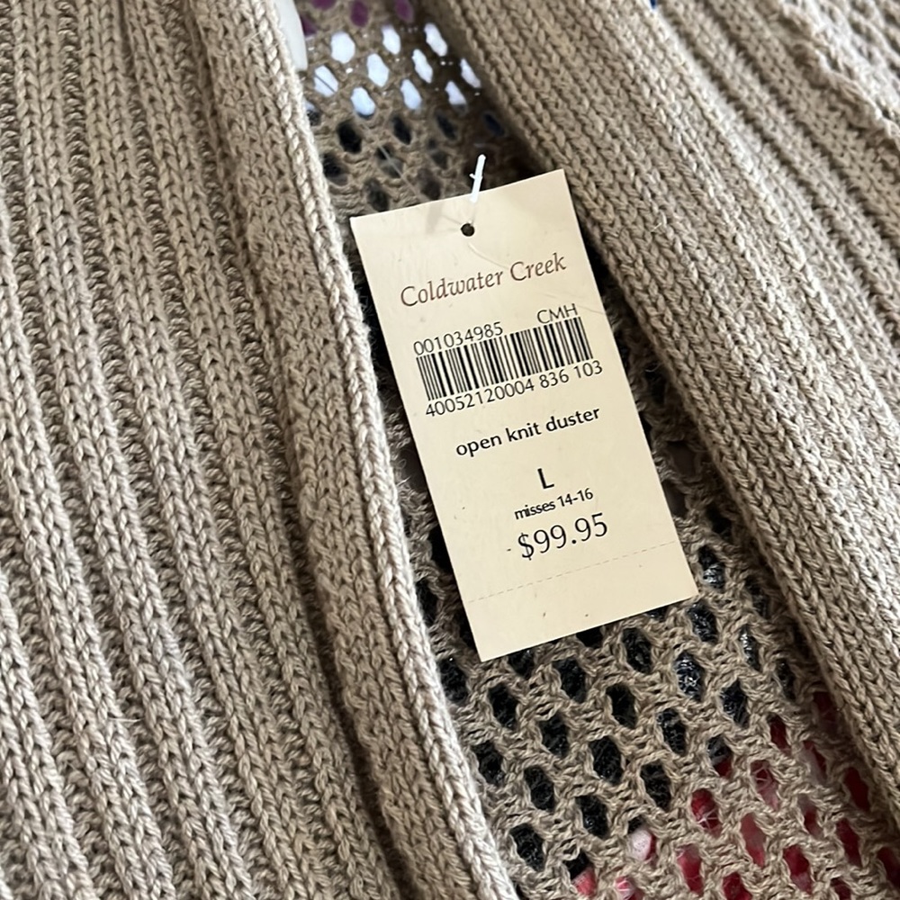 Open knit duster - Picture 2 of 2